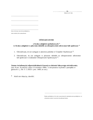 Tax and Insurance Declaration Form