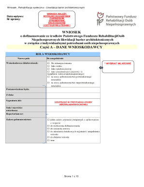 Poland Architectural Barrier Removal Application