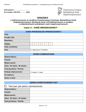Poland Architectural Barrier Removal Application