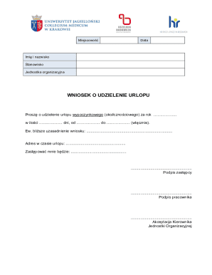 Vacation Leave Request Form