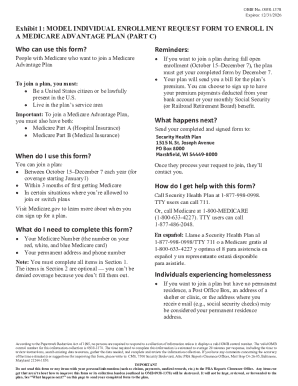 Medicare Advantage Enrollment Request Form