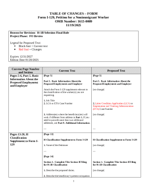 Form I-129 Petition for Nonimmigrant Worker