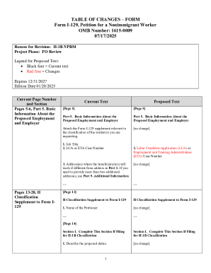 Form I-129 Petition for Nonimmigrant Worker