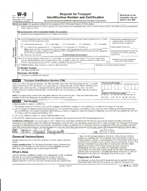 IRS Form W-9