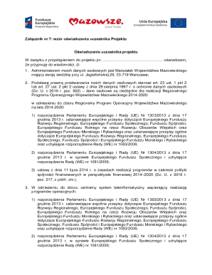 Participant Declaration Form