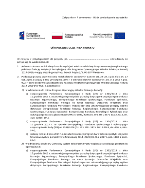 Participant Declaration Form