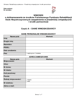 Poland Orthopedic and Assistive Devices Grant Application