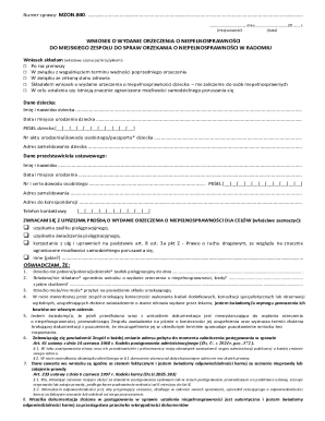 Disability Assessment Application Form