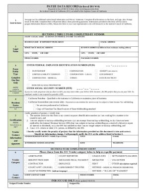California Payee Data Record