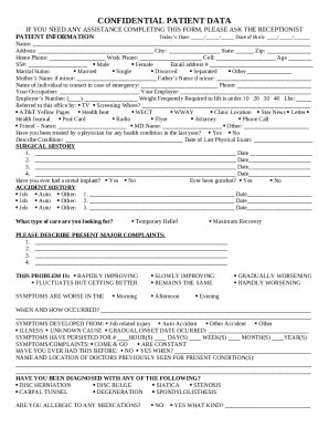 Patient Intake Form