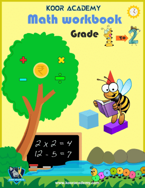 Math Workbook for Kids