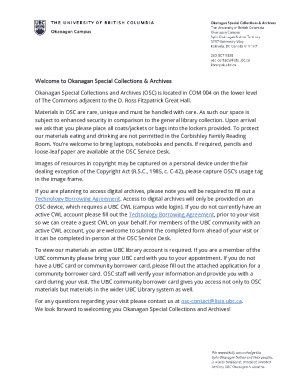 UBC Community Borrower Card Application