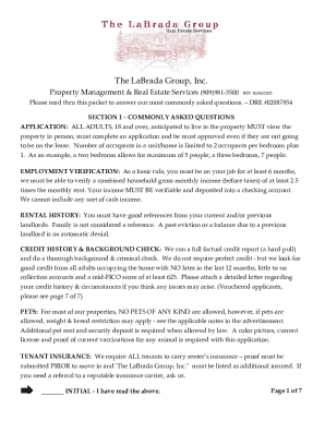 California Rental Application Form