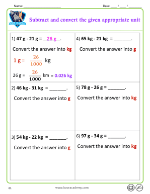 Math Worksheet