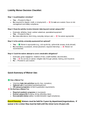 Purdue University Liability Waiver