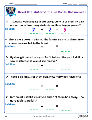 Math Worksheet