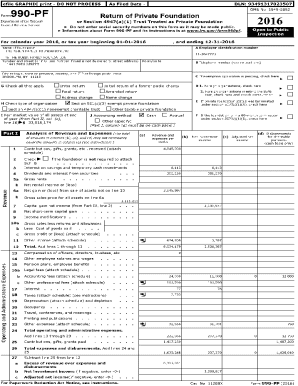 Form 990-PF 2016