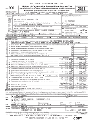 IRS Form 990 2021