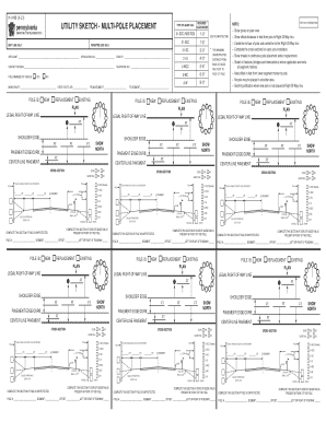 Utility Sketch Multi-Pole Placement Form