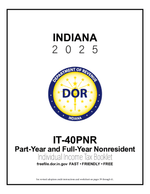 Indiana IT-40PNR Form