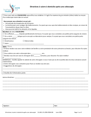 Post-Colonoscopy Home Care Instructions