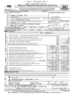 IRS Form 990 2021