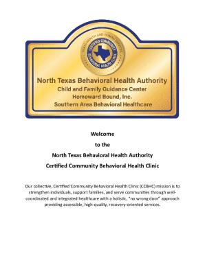 North Texas Behavioral Health Clinic Intake Form