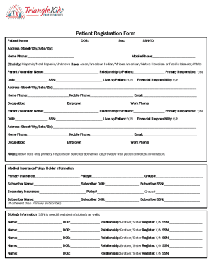 Patient Registration Form