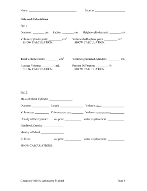 Chemistry M01A Laboratory Manual