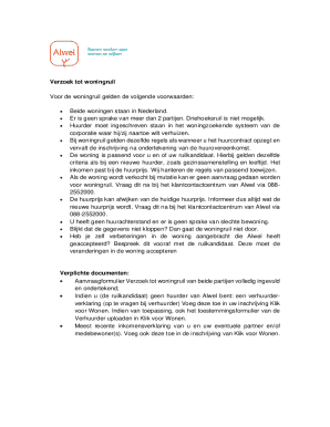 Housing Exchange Request Form