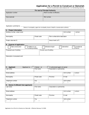 Building Permit Application Checklist DEMOLITION PERMIT