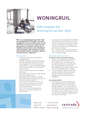 Woningruil Application Form