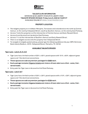 1 TAILGATE & RV INFORMATION SIMMONS BANK LIBERTY ...