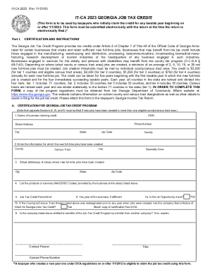 Employer's Jobs Tax Credit - Department of Revenue