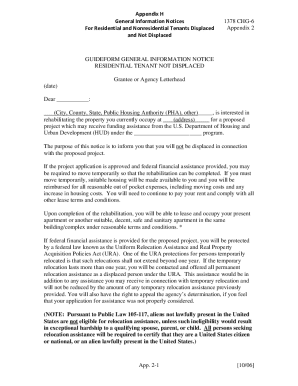 General Information NoticeGUIDE Residential Tenant to ...