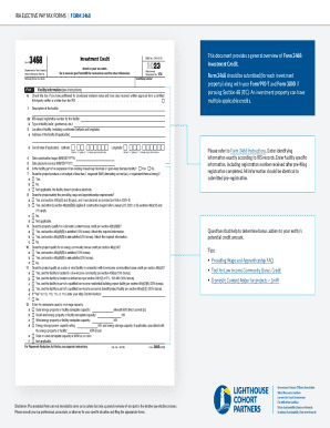 Investment Credit. Form 3468 should be submi ed (for e