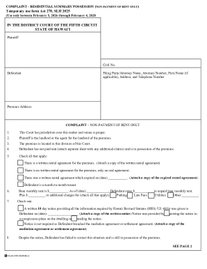COMPLAINT - Hawaii State Judiciary