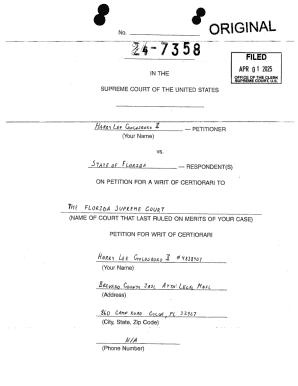 Petition for Writ of Certiorari