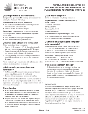 Medicare Advantage Enrollment Application