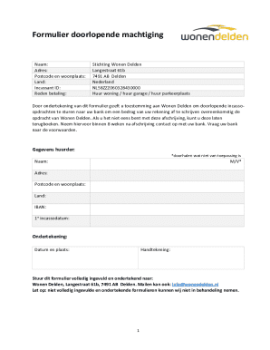 Continuing Power of Attorney Form