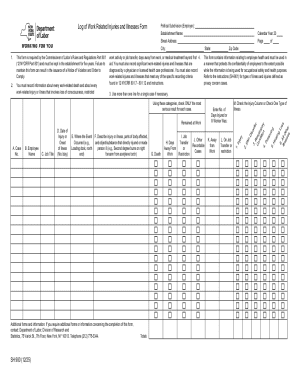 New York Work Related Injuries and Illnesses Form