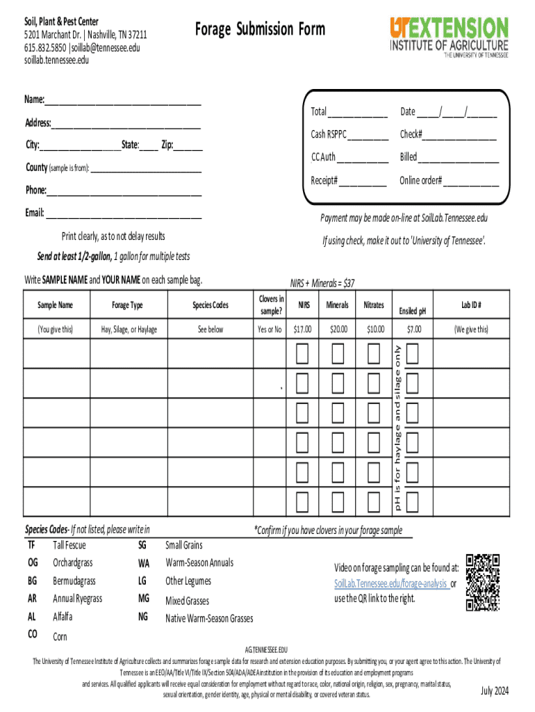 Forage Sign In Forage Submission Form - Fill Out, Sign & Share Online | pdfFiller