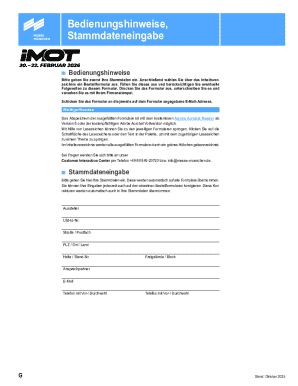 Exhibitor Service Order Form 2026