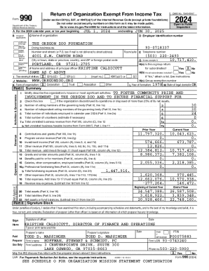Form 990 Return of Organization Exempt From Income Tax