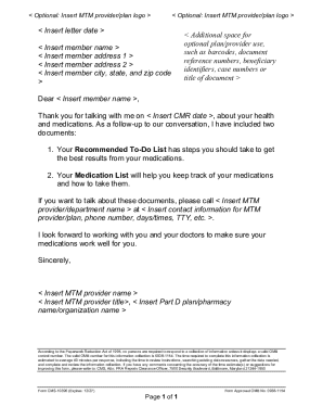 Medication Management Forms