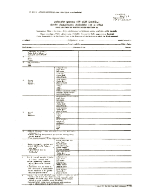 Sri Lanka Birth Registration Forms - Blank Fillable Template | Fill Out ...