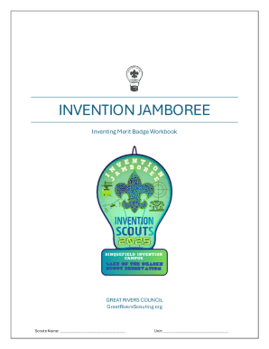 Inventing Merit Badge Workbook