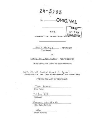 Petition for Writ of Certiorari