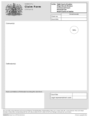 N208(CCFL) Claim Form