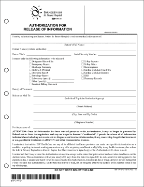 Authorization for Release of Information